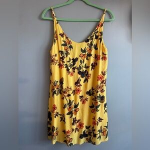 Urban Outfitters Yellow Floral Dress